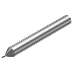 R216.32-00430-AE04G 1620 0.4mm 2 FL Solid Carbide End Mill - Corner Radius w/Cylindrical Shank - Best Tool & Supply