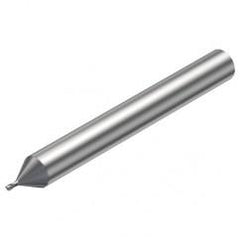 R216.32-00530-AE05G 1620 0.5mm 2 FL Solid Carbide End Mill - Corner Radius w/Cylindrical Shank - Best Tool & Supply