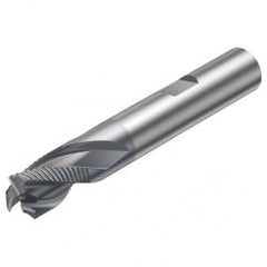 R216.33-20030-BS20K 1640 20mm 3 FL Solid Carbide End Mill - Corner chamfer w/Weldon Shank - Best Tool & Supply