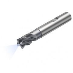 R215.34C08040-DS09K 1640 8mm 4 FL Solid Carbide End Mill - Corner Radius w/Cylindrical - Neck Shank - Best Tool & Supply