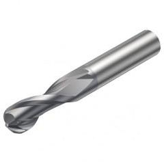 R216.42-04030-AC05G 1610 4mm 2 FL Solid Carbide Ball Nose End Mill w/Cylindrical Shank - Best Tool & Supply