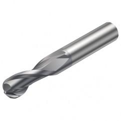 R216.42-02030-AC30G 1610 2mm 2 FL Solid Carbide Ball Nose End Mill w/Cylindrical Shank - Best Tool & Supply