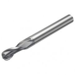 R216.42-05030-AK06G 1620 5mm 2 FL Solid Carbide Ball Nose End Mill w/Cylindrical Shank - Best Tool & Supply