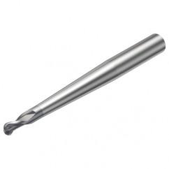 R216.42-12030-AP12G 1610 12mm 2 FL Solid Carbide Ball Nose End Mill w/Cylindrical Shank - Best Tool & Supply