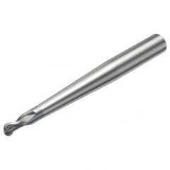 R216.42-12030-AP12G 1610 12mm 2 FL Solid Carbide Ball Nose End Mill w/Cylindrical Shank - Best Tool & Supply