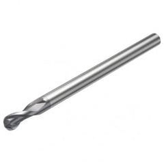 R216.42-04030-AQ06G P10 4mm 2 FL Solid Carbide Ball Nose End Mill w/Cylindrical Shank - Best Tool & Supply