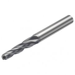 R216.54-08040RAL40G 1620 8mm 4 FL Solid Carbide Conical Ball Nose End Mill w/Cylindrical Shank - Best Tool & Supply