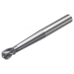 R216.64-05030-AO07G 1610 5mm 4 FL Solid Carbide Ball Nose End Mill spherical design w/Cylindrical Shank - Best Tool & Supply