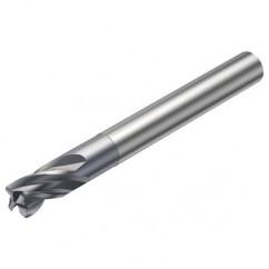 RA216.24-1630DAK04G 1610 6.35mm 4 FL Solid Carbide End Mill - Corner Radius w/Cylindrical Shank - Best Tool & Supply