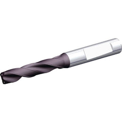 Die Drill Bit: 0.4449″ Dia, 132 °, Solid Carbide Coated, Series B978F