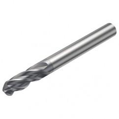 1B240-0318-XA 1630 3.18mm 4 FL Ballnose w/Cylindrical Shank - Best Tool & Supply