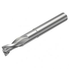 2P120-1000-NC H10F 10mm FL Straight Center Cut w/Cylindrical with Neck Shank - Best Tool & Supply