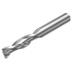 2P160-0400-NA H10F 4mm FL Straight Center Cut w/Cylindrical Shank - Best Tool & Supply