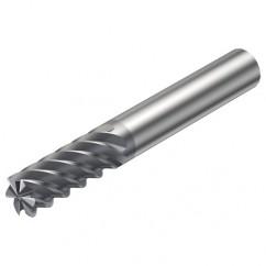 R215.35-05050-AC13L 1620 5mm 5 FL Solid Carbide End Mill - Corner Radius w/Cylindrical Shank - Best Tool & Supply