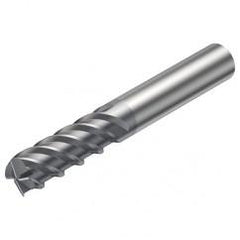 R215.H4-04050BAC01H 1610 4mm 4 FL Solid Carbide high feed End Mill w/Cylindrical Shank - Best Tool & Supply