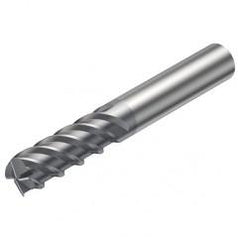 R215.H4-12050DAC04H 1610 12mm 4 FL Solid Carbide high feed End Mill w/Cylindrical Shank - Best Tool & Supply