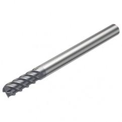 R215.H4-10050DAK03P 1620 10mm 4 FL Solid Carbide high feed End Mill w/Cylindrical Shank - Best Tool & Supply