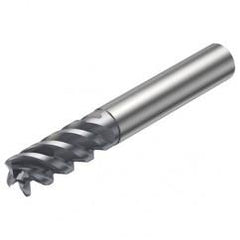 R216.24-12050GCC26P 1620 12mm 4 FL Solid Carbide End Mill - Corner Radius w/Cylindrical - Neck Shank - Best Tool & Supply