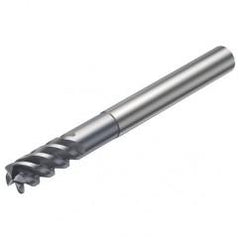 R216.24-10050DCK22P 1620 10mm 4 FL Solid Carbide End Mill - Corner Radius w/Cylindrical - Neck Shank - Best Tool & Supply