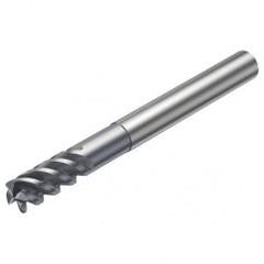 R216.24-10050FCK22P 1620 10mm 4 FL Solid Carbide End Mill - Corner Radius w/Cylindrical - Neck Shank - Best Tool & Supply