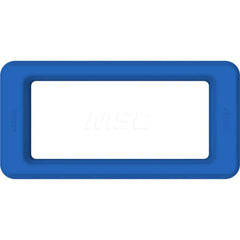 Trash Can & Recycling Container Lids; Lid Shape: Rectangle; Lid Type: Open; Container Shape: Rectangle; Color/Finish: Blue; For Use With: Trash Container; Material: Polyethylene; Overall Length: 11.60; Series: Slimline; Lid Length (Inch): 11.60; Height (D