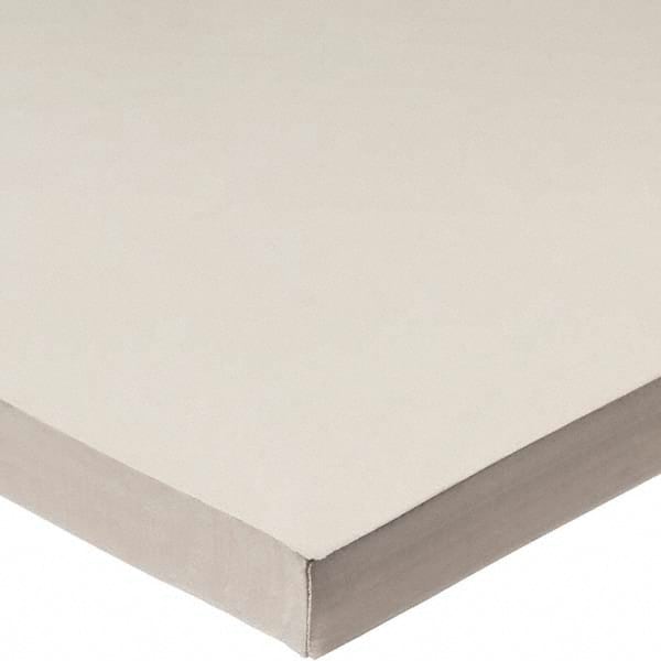 Roll: Silicone Rubber, 36″ Wide, White Durometer 40, High Temperature Adhesive Backing