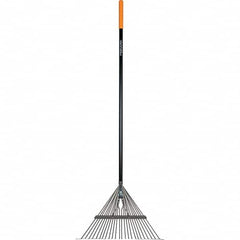 Fiskars - Forks & Rakes Type: Leaf Rake Handle Type: Straight - Best Tool & Supply