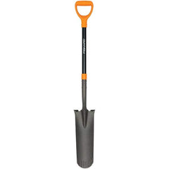 Fiskars - Shovels, Spades, Diggers & Hoes Type: Spade Blade Type: Round - Best Tool & Supply