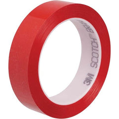 3M - 72 Yd x 1-1/2" Red Polyester Film Tape - Best Tool & Supply