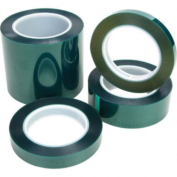 3M - 72 Yd x 2-1/2" Green Polyester Film Tape - Best Tool & Supply