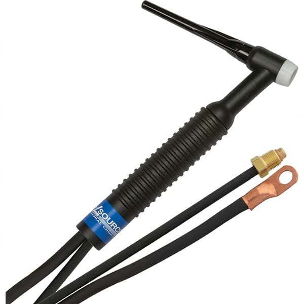 PRO-SOURCE - 200 Amp 12-1/2' Rubber Outfit 26F Air Cooled TIG Welding Torch Kit - Best Tool & Supply