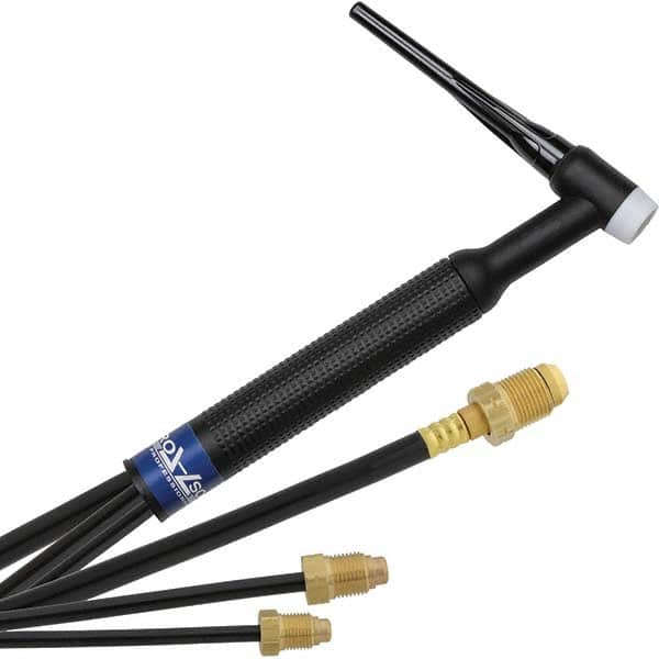 PRO-SOURCE - 350 Amp 25' Rubber Outfit 18 Water Cooled TIG Welding Torch Kit - Best Tool & Supply