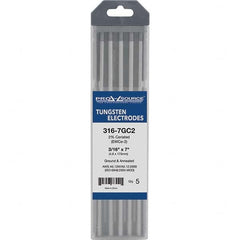 PRO-SOURCE - Tungsten Electrodes Type: 2% Ceriated Diameter (Inch): 3/16 - Best Tool & Supply