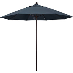 Patio Umbrellas; Diameter (Feet): 9; Height (Feet): 8.583; Fabric Color: Sapphire Blue; Base Included: No; Canopy Fabric: Pacifica; Fade Resistant: Yes; Additional Information: Push Lift; Frame Material: Aluminum