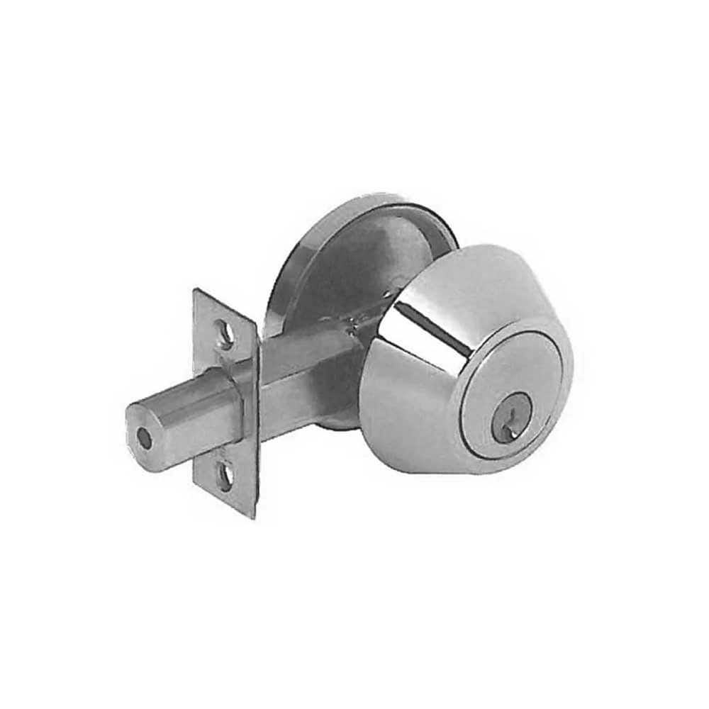 Deadbolts; Type: Single Cylinder; Key Type: Keyed Alike; Lock Type: Single Cylinder; Mount Type: Through Hole; Finish/Coating: Satin Stainless Steel; Material: Steel; Minimum Door Thickness: 1.375 in; Maximum Door Thickness: 1.75 in; Lockset Grade: Grade