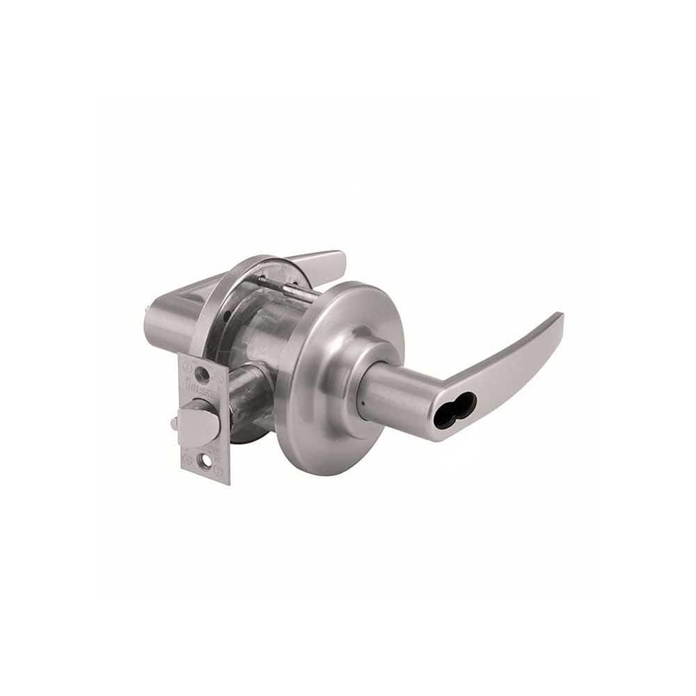 Lever Locksets; Type: Storeroom; Key Type: Keyed Different; Strike Type: ANSI 4-7/8; Finish/Coating: Satin Chrome; Material: Steel; Material: Steel; Door Thickness: 1-3/8 ™1-3/4; Backset: 2.75; Lockset Grade: Grade 2; Cylinder Type: SFIC Less Core; Minimu