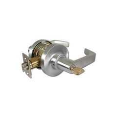 Lever Locksets; Type: Entry; Key Type: Keyed Different; Strike Type: ASA Strike; Finish/Coating: Satin Chrome; Material: Steel; Material: Steel; Door Thickness: 1 5/8 - 1 7/8; Backset: 2.375; Lockset Grade: Grade 2; Cylinder Type: Conventional; Minimum Or