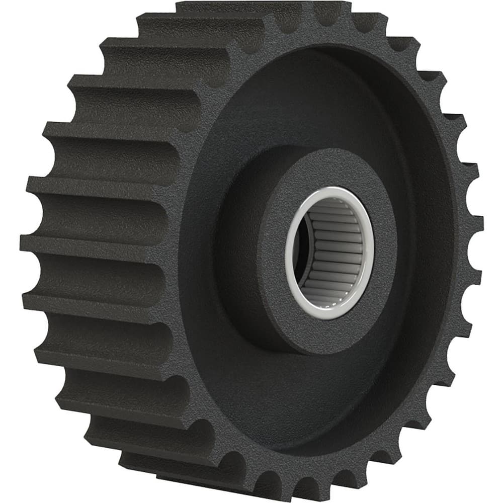 Idler Pulleys; Inside Diameter (mm): 1 in; For Belt Trade Size: L; Pulley Slot Width: 1.063; Belt Type: L; Inside Diameter (Inch): 1 in; Outside Diameter (Inch): 2.121 in; Outside Diameter (Decimal Inch): 2.121 in; Inside Diameter: 1 in; Outside Diameter: