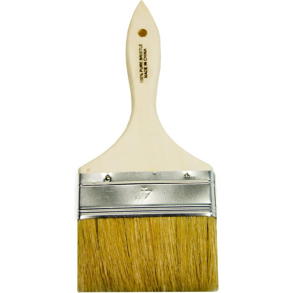 Paint Brush: Natural Bristle, Natural Bristle 5-3/4″ , Wood Handle, for Oil