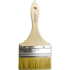 Paint Brush: Natural Bristle, Natural Bristle 5-3/4″ , Wood Handle, for Oil