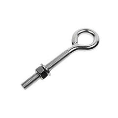 Fixed Lifting Eye Bolt: Without Shoulder, 5,200 lb Capacity, 5/8 ™ Thread, Steel Partially Threaded, 6″ Shank, 3″ Thread Length