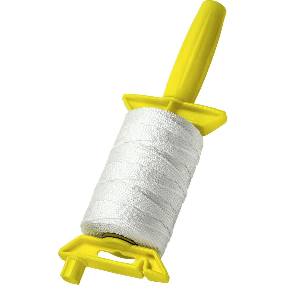 Twine; Type: Mason Line; Material: Nylon; Twine Construction: Braided; Color: White; Overall Diameter: 0.060; Breaking Strength (Lb.): 120.000; Twine Size: #18; Length (Feet): 500.00; Twine Size: #18; Diameter (Decimal Inch): 0.060; Color: White; Overall