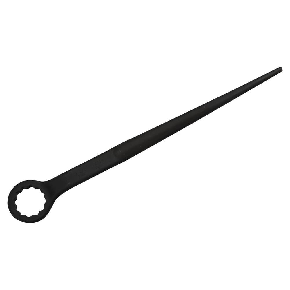 Box Wrenches; Wrench Type: Pull Wrench; Wrench Size: 2-3/8″; Head Type: Offset; Double/Single End: Single; Wrench Shape: S-Shape; Material: Steel; Finish: Oxide; Black; Number Of Points: 12; Overall Length: 28.00