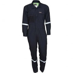 MCR Safety - Size 58 Regular Navy ASTM F1506 8.9 Cal/Cm2 CAT2 NFPA 2112 UL Certified NFPA 70E Flame Resistant/Retardant Coveralls - Best Tool & Supply