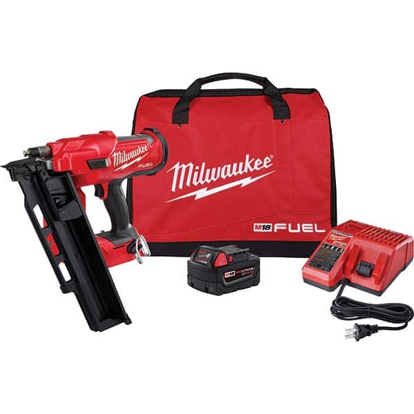 Milwaukee Tool - Cordless Nailers Fastener Type: Framing Nailer Nail Length (Inch): 2 - 3-1/2 - Best Tool & Supply