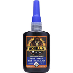 GorillaPro - 50 mL Bottle, Blue, Medium Strength Threadlocker - Best Tool & Supply