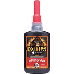 GorillaPro - 50 mL Bottle, Red, High Strength Threadlocker - Best Tool & Supply