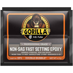 GorillaPro - Smaller than 1 oz. Foil Pack Non-Sag Fast Setting Epoxy - Best Tool & Supply