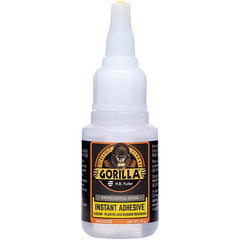 GorillaPro - 20 g Squeeze Bottle Clear Instant Adhesive - Best Tool & Supply