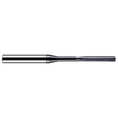 Chucking Reamer: 0.0345″ Dia, 2″ OAL, 1/4″ Flute Length, Straight Shank, Solid Carbide 4 Flute